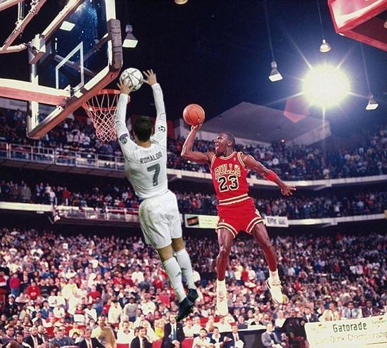 c罗和c罗打球,c罗教练与球迷