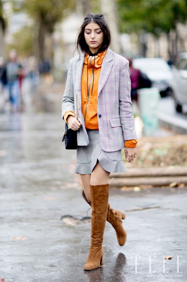 麂皮过膝靴加绒还是不加绒,过膝靴全皮还是麂皮