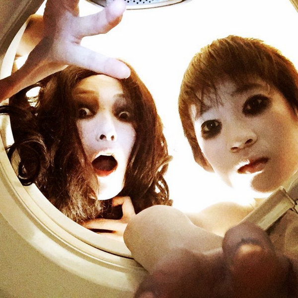 贞子和伽椰子恐怖片段,贞子vs伽椰子高能片段