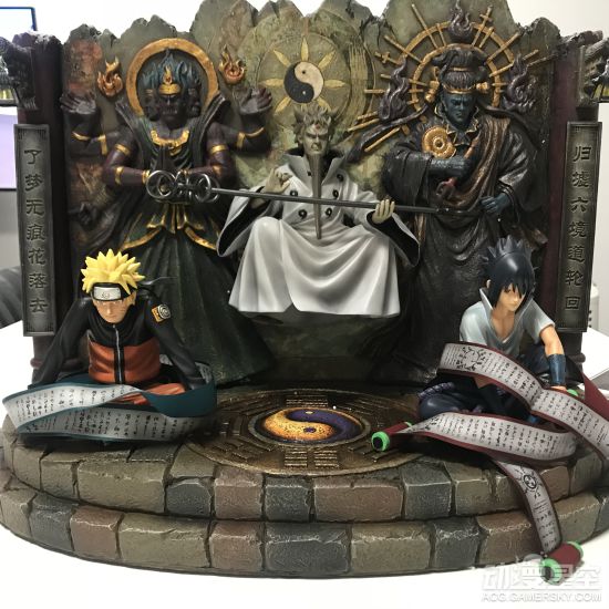 火影忍者开箱六道鸣人手办,火影忍者300元左右鼬gk手办