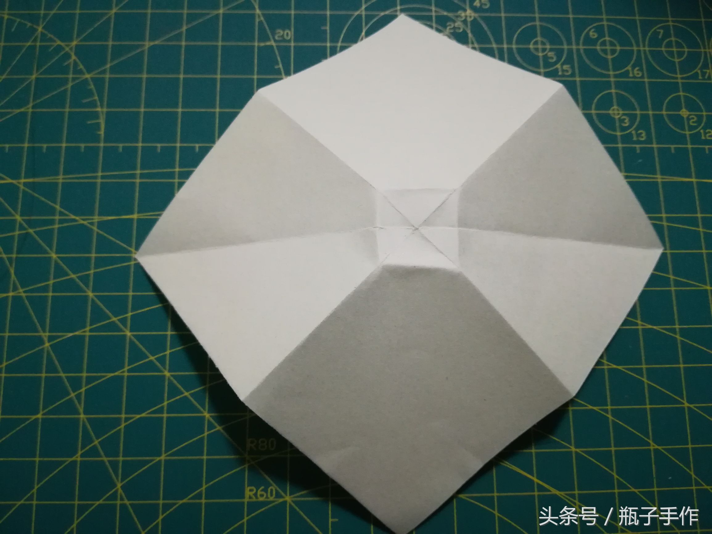 手工diy折纸ins蝴蝶结,手工折纸蝴蝶结详细慢教程