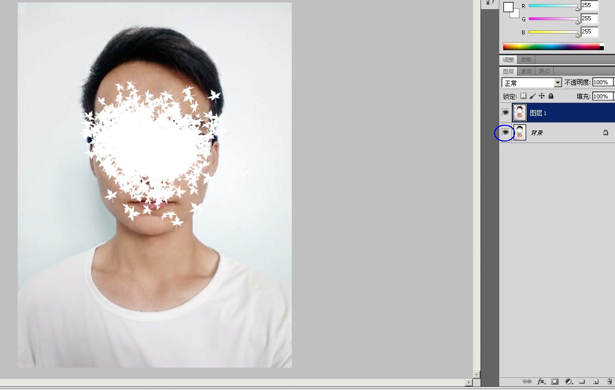 如何用ps做一寸照片,ps怎样把一寸照片蓝底改为白底