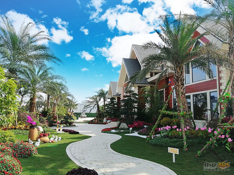 北海木质豪宅,北海中式豪宅