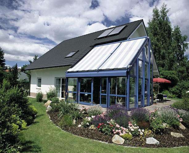 顶楼阳光房隔热效果最好的方法,阳光房玻璃顶遮阳怎么解决