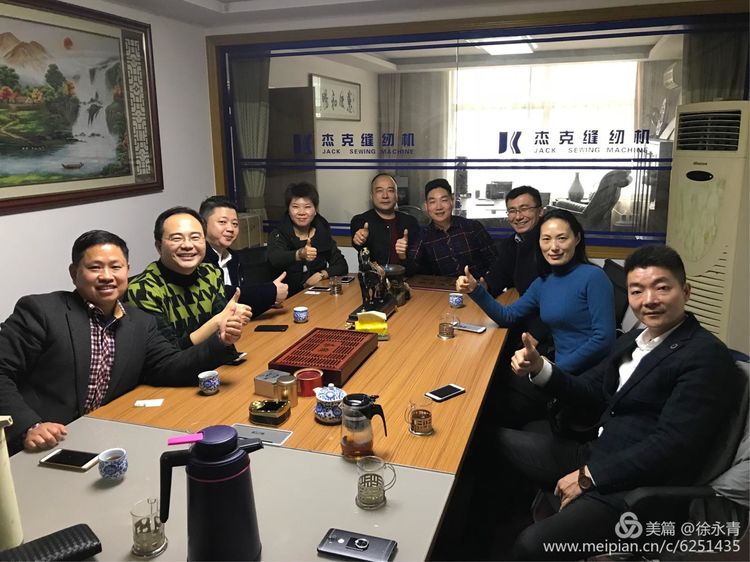 扬州企业家公益联盟企业互访：超杰缝制设备、凡顺投资、观潮茶楼