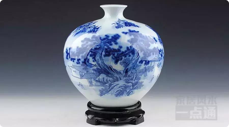 瓷器风水摆件客厅,适合放玄关的摆件轻奢高端瓷器