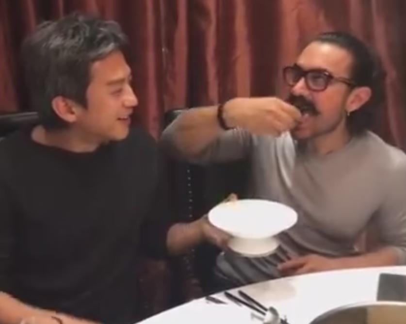 邓超请阿米尔汗吃皮蛋完整版,邓超阿米尔汗皮蛋