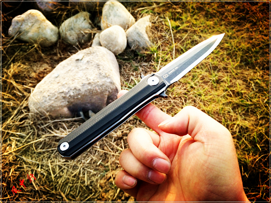 外形优雅的折叠小宝剑，STEDEMON时代C05双刃*刀折**试玩