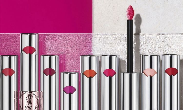 ysl新出口红条纹,ysl新色唇釉610