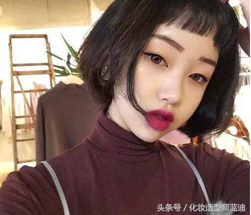 bob头发型简单好看,女士短发发型短bob头