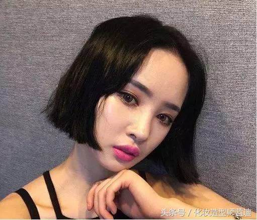 bob头发型简单好看,女士短发发型短bob头