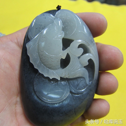 新疆籽料青花和俄料青花区别,俄料对比叶城料