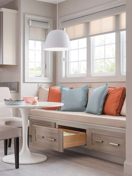 特色餐厅卡座隔断到顶木饰效果图,餐厅卡座一体效果图