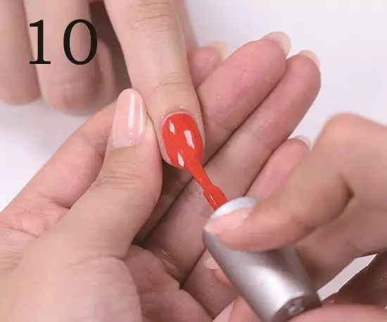 美甲教程步骤甲油胶涂法,如何自己用甲油胶做美甲