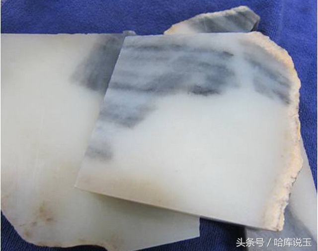 新疆籽料青花和俄料青花区别,俄料对比叶城料