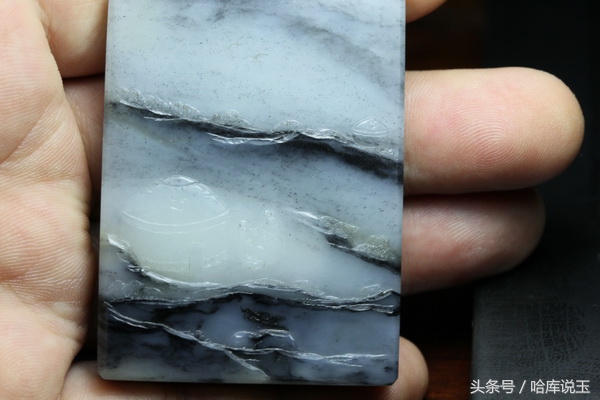 新疆籽料青花和俄料青花区别,俄料对比叶城料