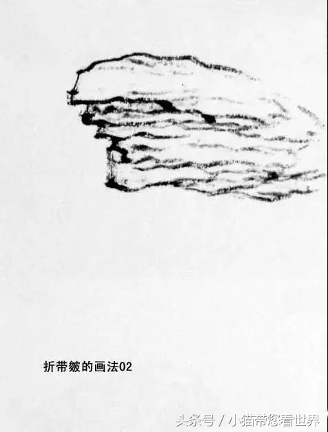折带皴山水画代表作,山水画皴法教学视频