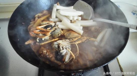 在家做蟹肉煲,美味蟹肉煲