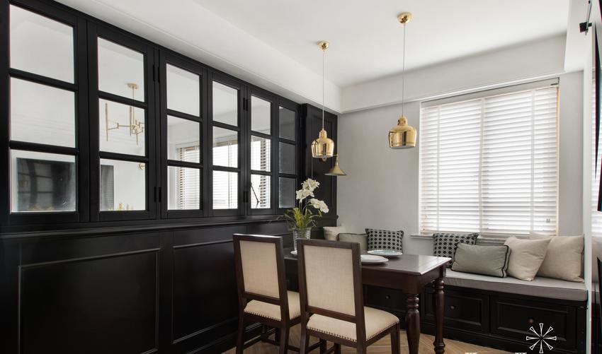 特色餐厅卡座隔断到顶木饰效果图,餐厅卡座一体效果图