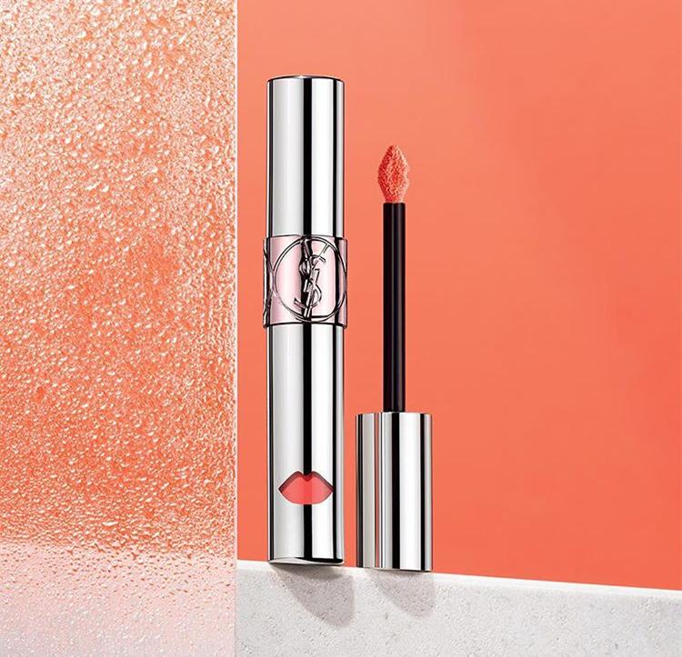 ysl新出口红条纹,ysl新色唇釉610