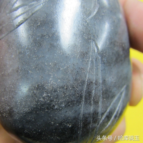新疆籽料青花和俄料青花区别,俄料对比叶城料
