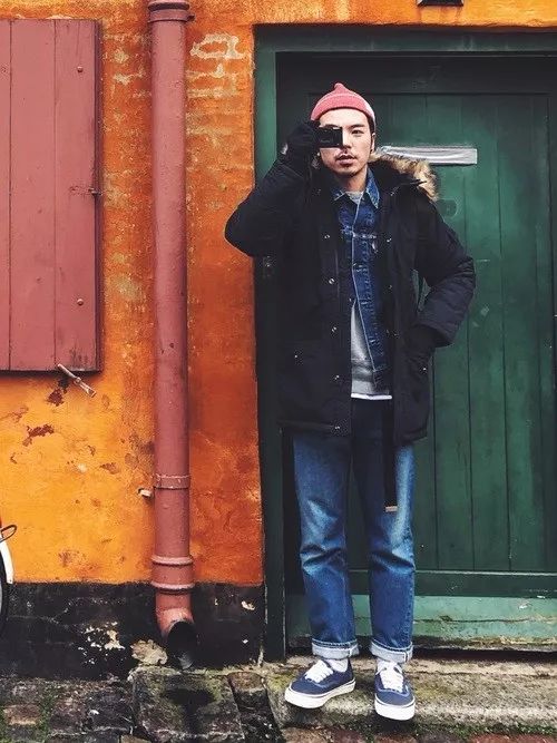 秋冬保暖服饰搭配男生,男性穿衣搭配冬季保暖套装