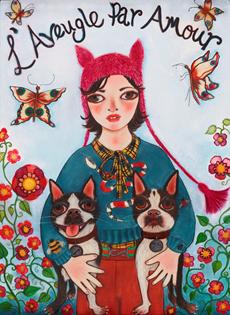 古驰小狗短袖,古驰小狗