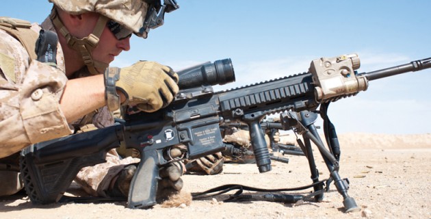 德国hk416精准步枪,hk416自动步枪