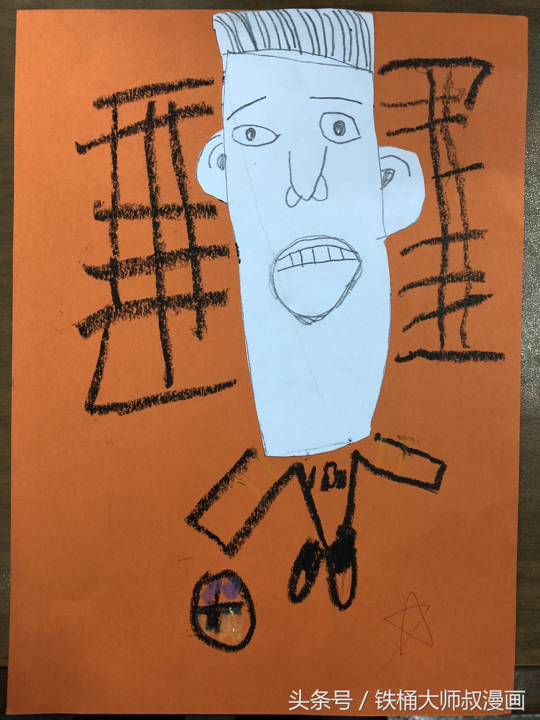 毁童年漫画：小学生画出来的梅西是怎样的？五花八门，笑岔气了