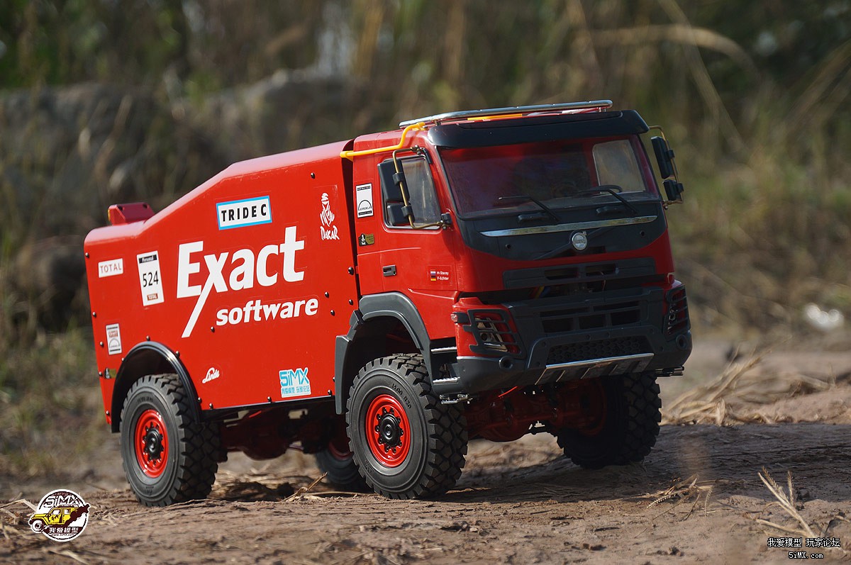 拉力卡车模型开箱测评 (静点拉力卡车模型路试)