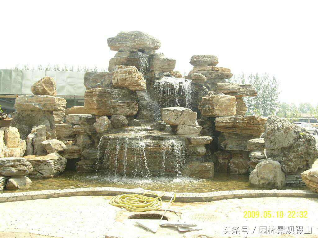 塑石假山钢筋骨架制作流程,蓬莱小型塑石假山图片