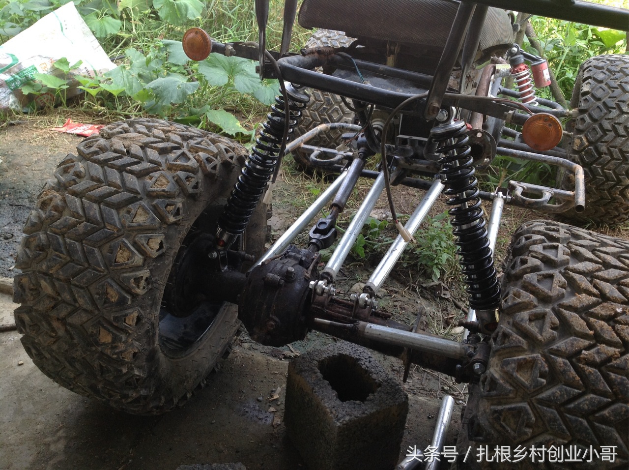自改沙滩车教程,沙滩车改旋耕轮