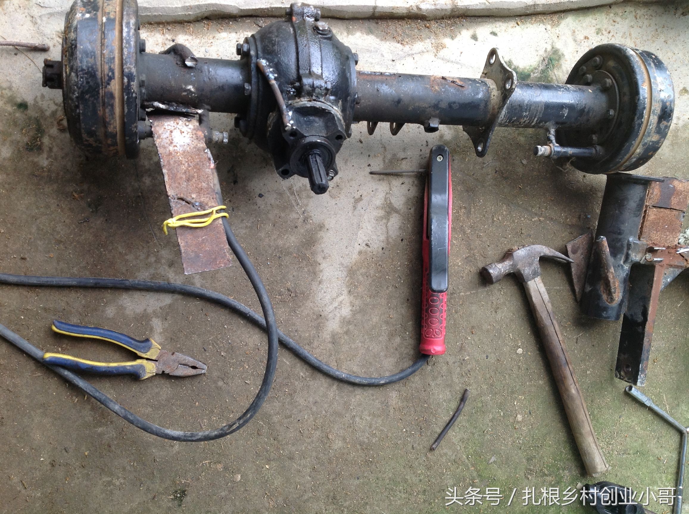 自改沙滩车教程,沙滩车改旋耕轮