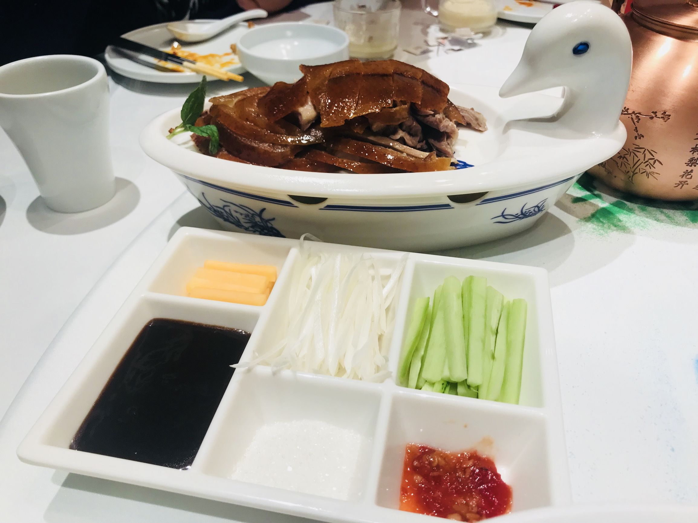 大鸭梨烤鸭探店,北京石景山区古城大鸭梨烤鸭店