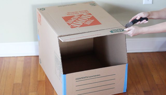 自制猫咪纸箱简单教程,纸箱自制一只迷你小宠物