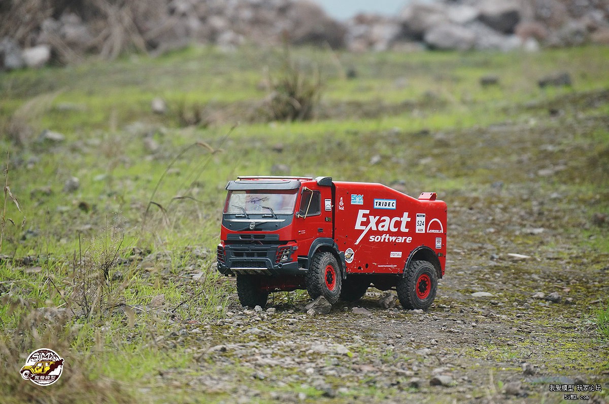 拉力卡车模型开箱测评 (静点拉力卡车模型路试)