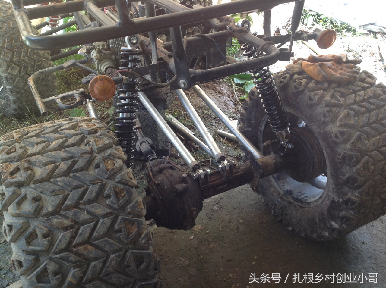 自改沙滩车教程,沙滩车改旋耕轮