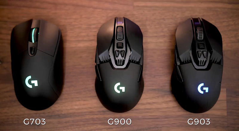 罗技G903、G900、G703无线游戏鼠标评测