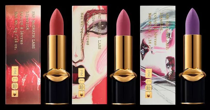 patmcgrath丝绸唇膏491色号,patmcgrath金管口红试色