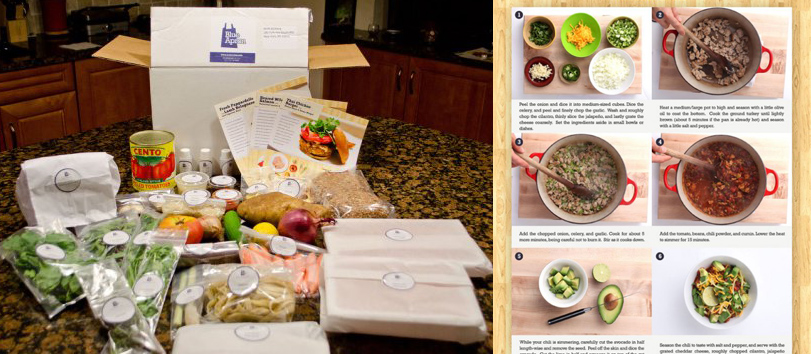 BlueApron：通过按周订购模式将食材及菜谱送到你家