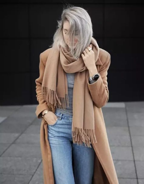 好看版型好的大衣搭配什么裤子,好看大衣加棉