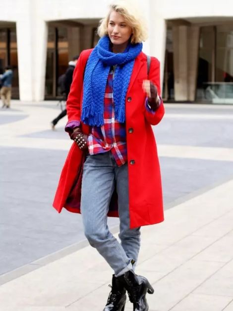 好看版型好的大衣搭配什么裤子,好看大衣加棉