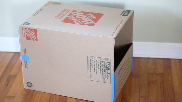 自制猫咪纸箱简单教程,纸箱自制一只迷你小宠物