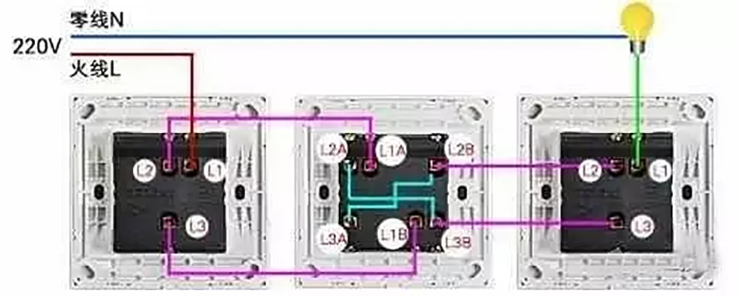 电工必备家庭电路控制线路大全,电路中常用的电工开关有哪些