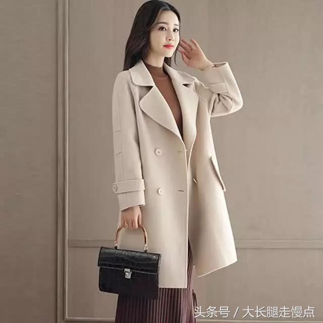 中老年女冬季毛呢大衣,显瘦的毛呢大衣