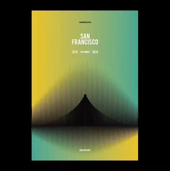 一组有个性的海报,世界各地海报