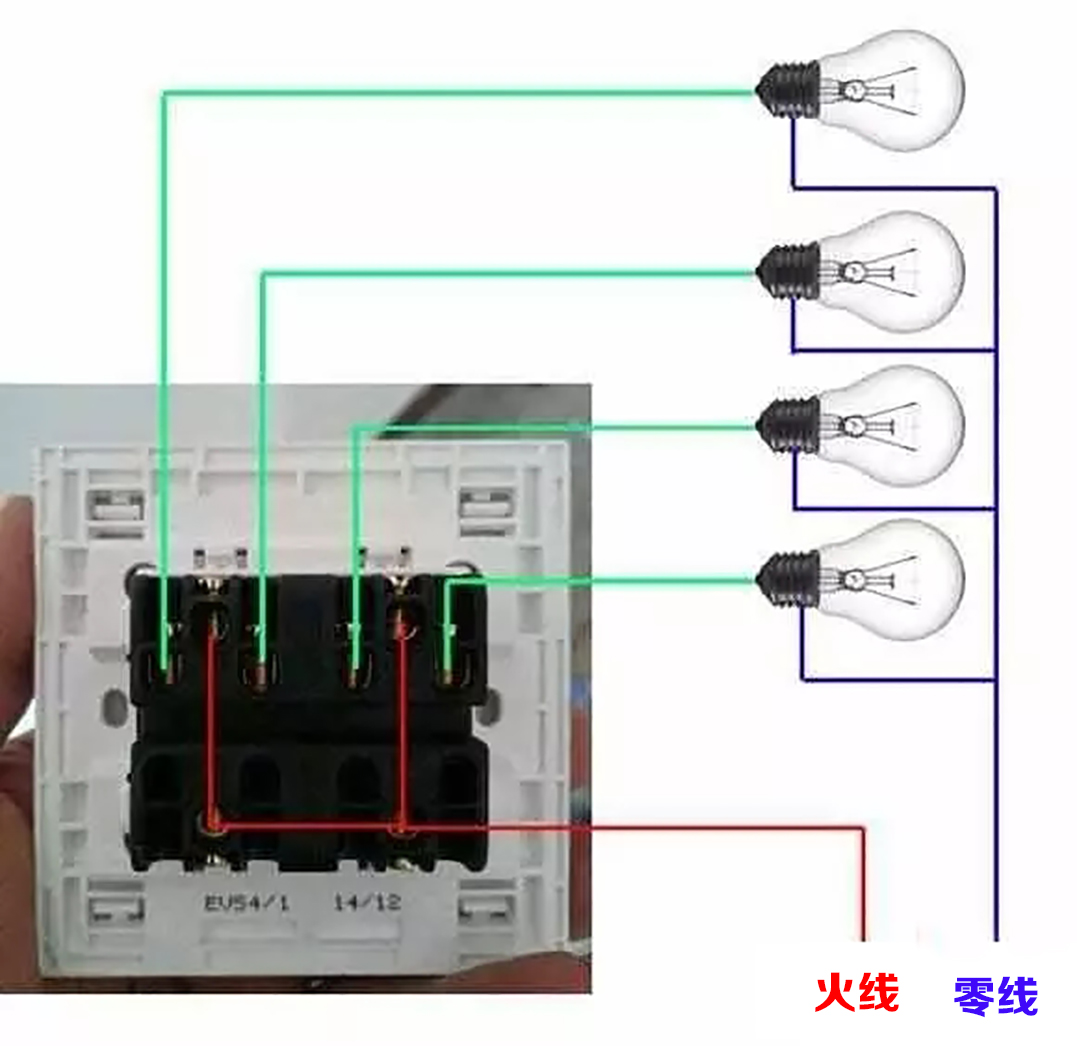 电工必备家庭电路控制线路大全,电路中常用的电工开关有哪些