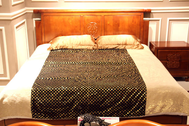 木宝美家黄金樟状元床特价促销9800元