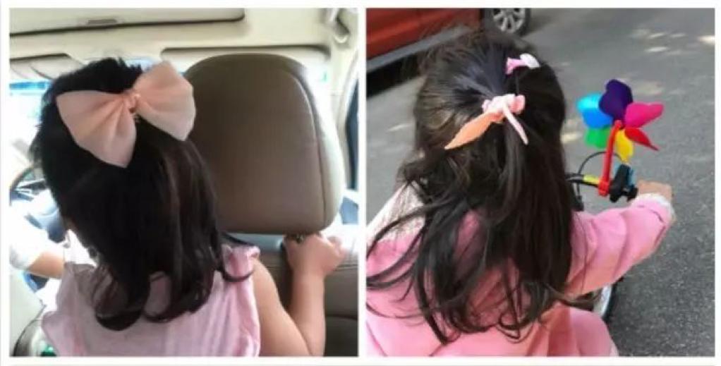 我有个小女儿,给她扎辫子是我至今乐此不疲的事