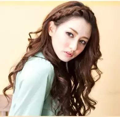 单辫前额编发教程,前额发型编发教程图解